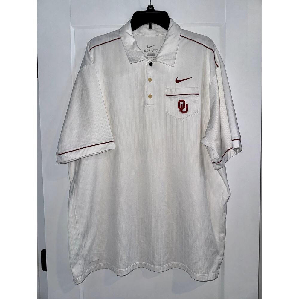 Nike Dri-Fit Oklahoma Sooners Golf Polo Shirt Men’s 2XL